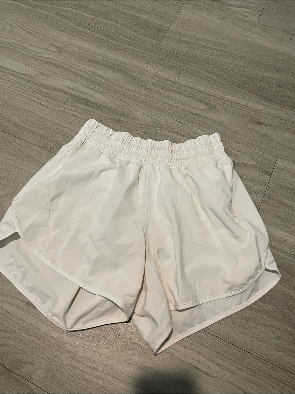 CRZ YOGA White Layered Athletic Shorts